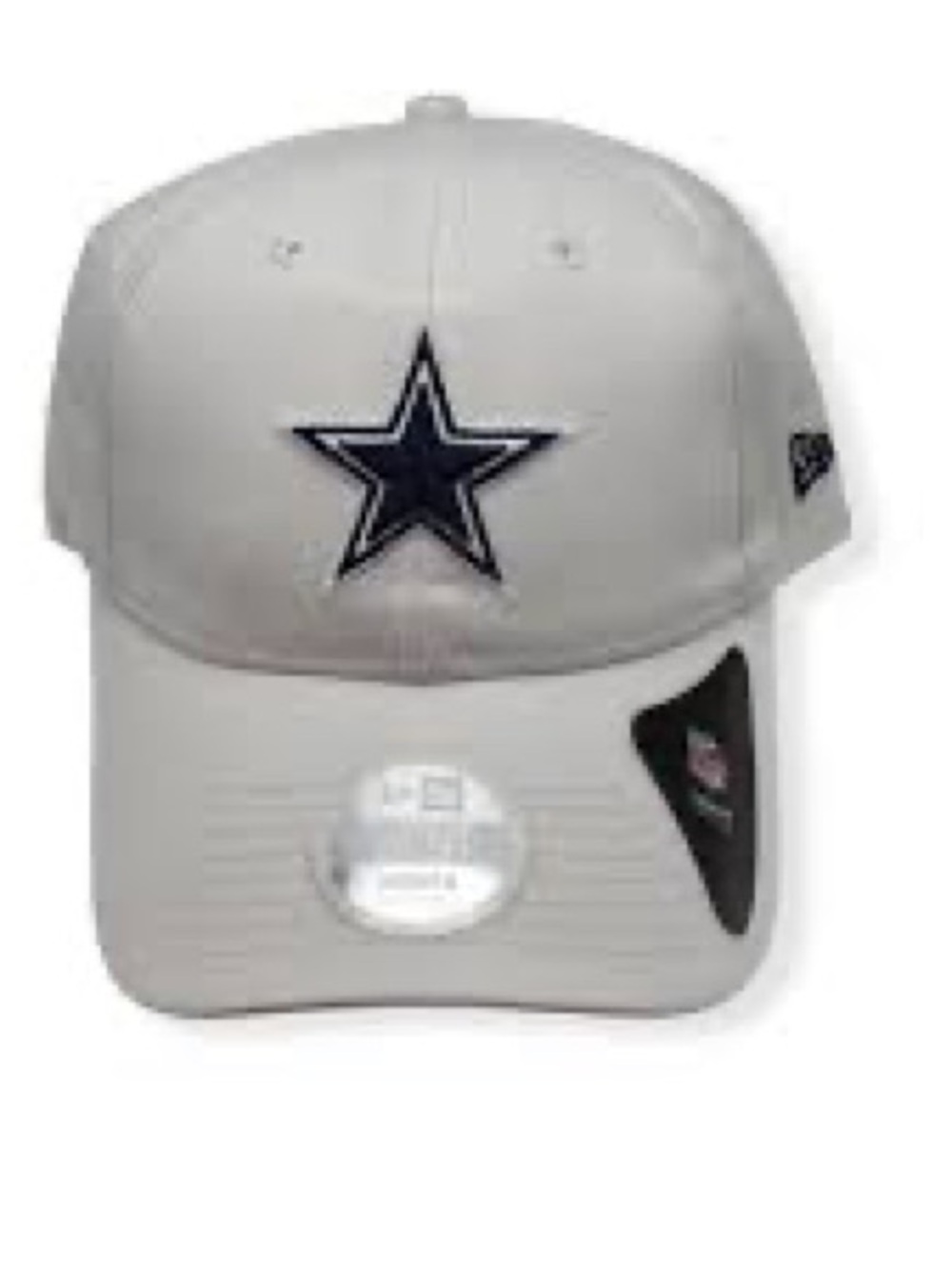 New Era White Dallas Cowboys Star Cap with Navy Logo